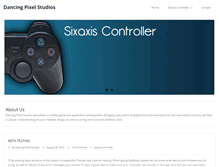 Tablet Screenshot of dancingpixelstudios.com